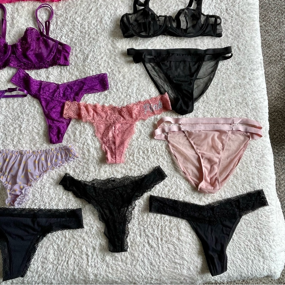 19 Pc Lot of Victoria's Secret & PINK Intimates Reseller Bundle Bras Panties - Picture 3 of 13